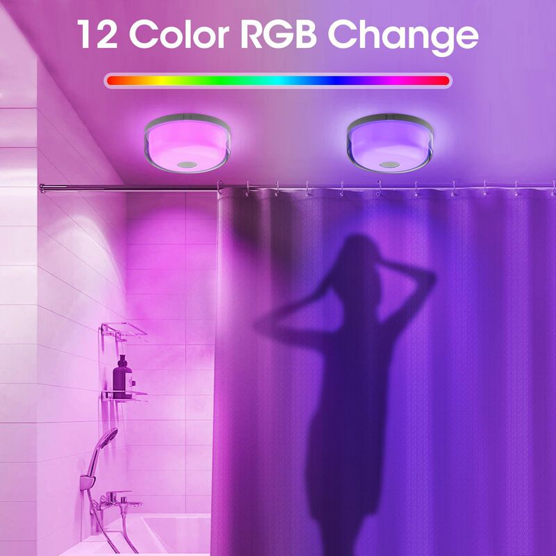 Amazon Foreign Trade Rechargeable Shower Light Waterproof Wireless 15 Color Changes Bathroom Closet Bedroom Living Room Atmosphere Light Amazon Foreign Trade Rechargeable Shower Light Waterproof Wireless 15 Color Changes Bathroom Closet Bedroom Living Room Atmosphere Light