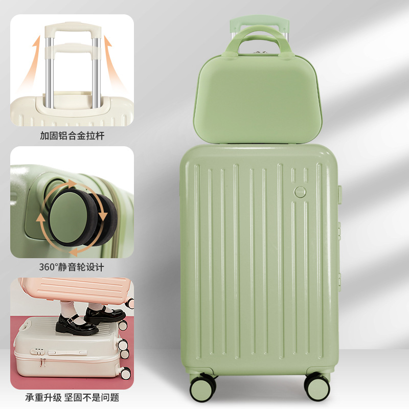 Caja de carro de viaje de 20 pulgadas para mujer 24 caja de cremallera de gran capacidad al por mayor