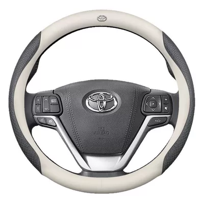 Steering wheel cover | Car Handlebar Cover, Hand-Sewn Sienna