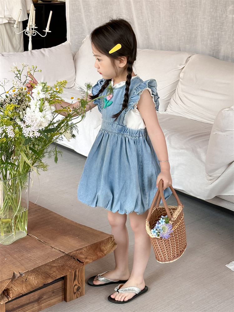 ¡Oferta especial de ropa de primavera para niñas 2025! Gran descuento, renovado con un solo clic] Set de vestidos de niñas Mori