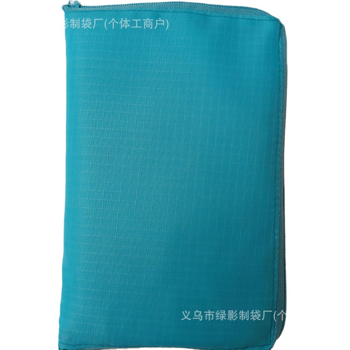 多功能折叠拉链包方型超市购物袋红色涤纶牛津布面料可收纳