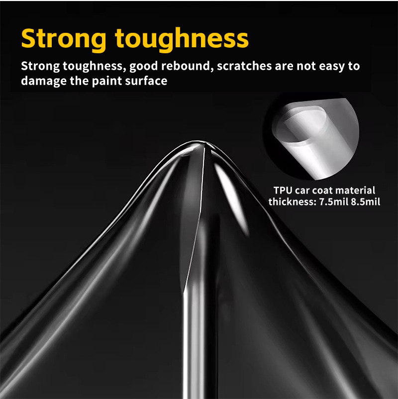 Cross-border exclusive supply of super-hydrophobic lotus leaf effect car paint protection film 7.5MIL 8.5MIL self-healing TPU PPF