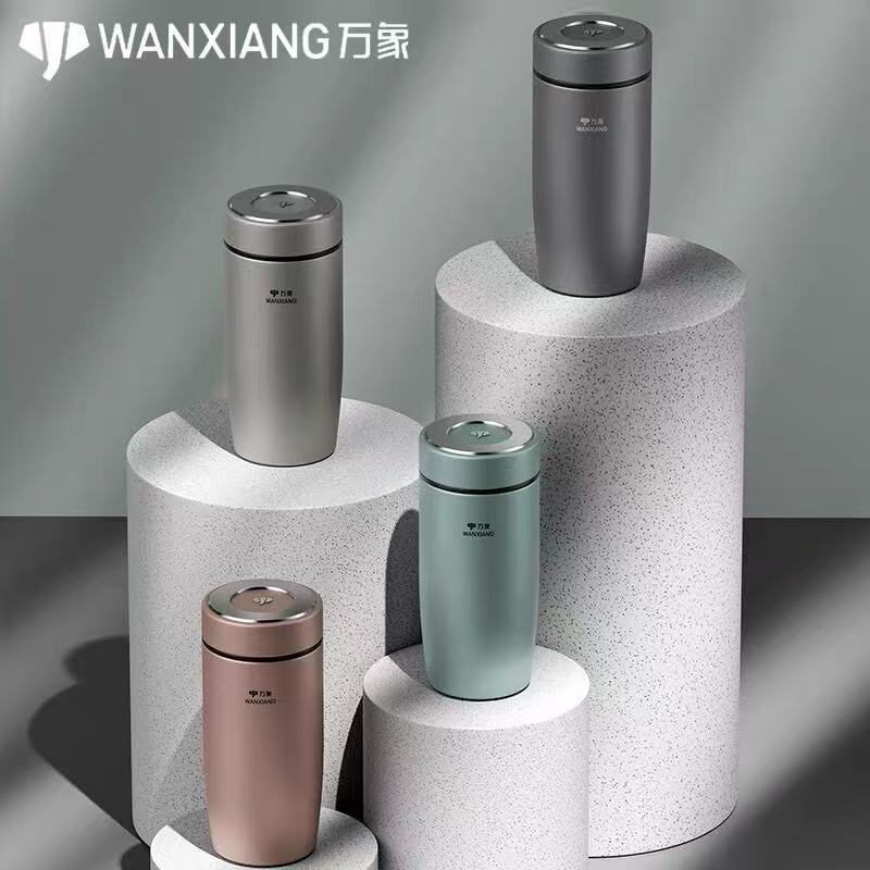 万象保温杯正品316不锈钢女男款鹅蛋新款高颜值便携精致泡茶水杯