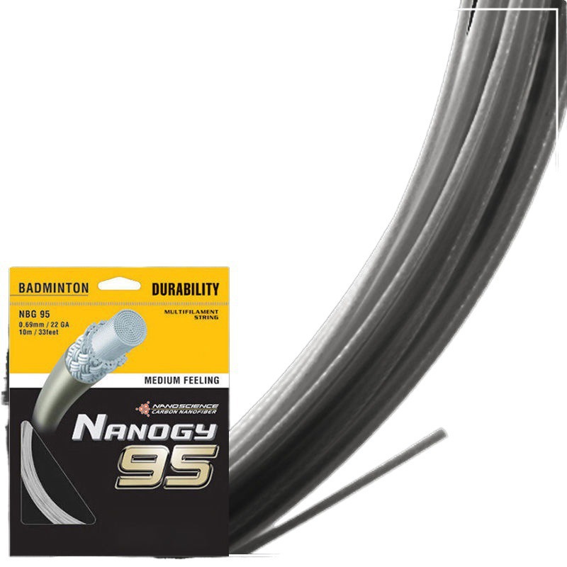 구매 하나 무료 전문 YY 배드민턴 라켓 라인 네트 라인 공격 높은 탄성 깃털 저항 라인 95 | 65 | 80P