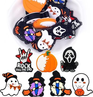 New Silicone Cartoon Bead Pen Silicone Beaded Necklace Creative DIY Cartoon Beads