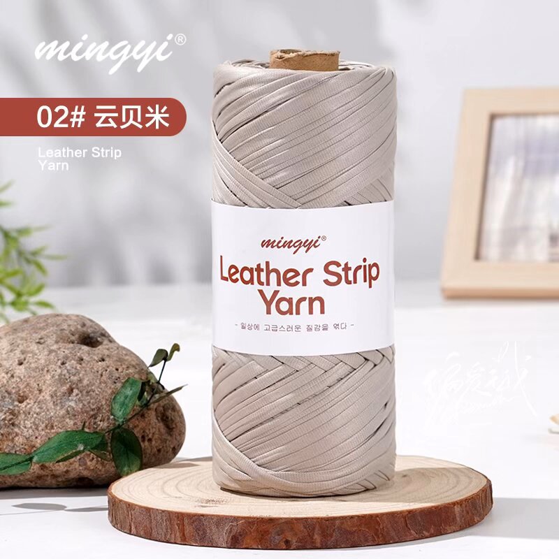 Hilo de Cuero para Tejido, Tejido a Mano para Bolsos DIY