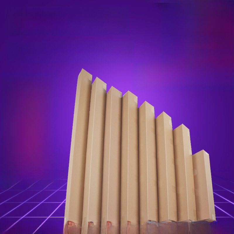 Triangle cardboard express packing shipping umbrella windshield fishing rod long strip cardboard wholesale custom 