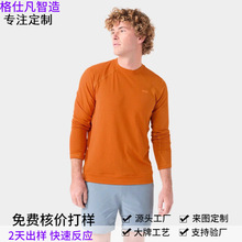 定制卫衣图案印LOGO高端跨境圆领长袖T恤