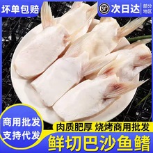 巴沙鱼鳍鱼肥油巴沙鱼下巴鱼腩鱼鳍翅新鲜冷冻商用批发烧烤食材