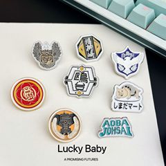 アニメバレーボール少年周辺ブローチ烏野高校金属バッジ個性リュックサック装飾品服アクセサリー潮