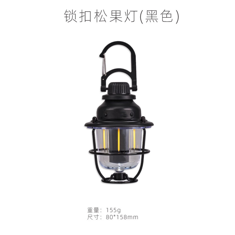江奮発屋外復古キャンプ灯客充電携帯型キャンプピクニックハンディ雰囲気灯芸シャンデリアランプ|undefined