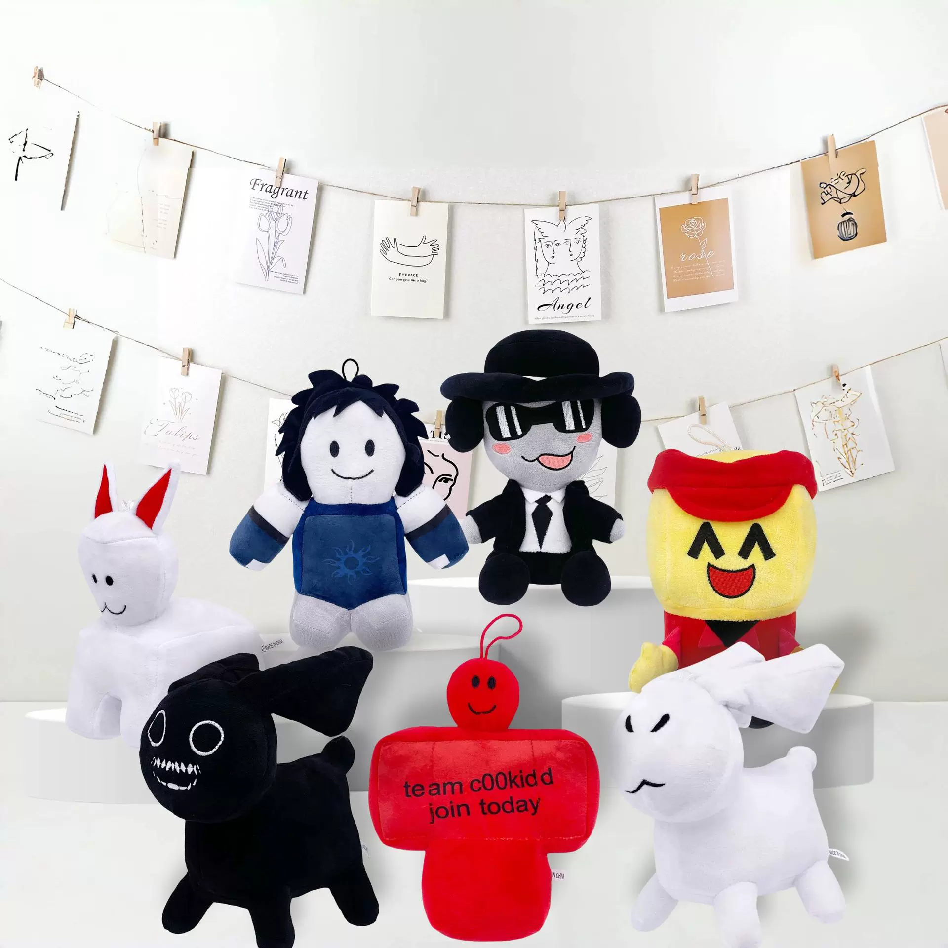 跨境新品forsaken chance plush 被遗忘的机会可爱毛绒玩偶儿童公