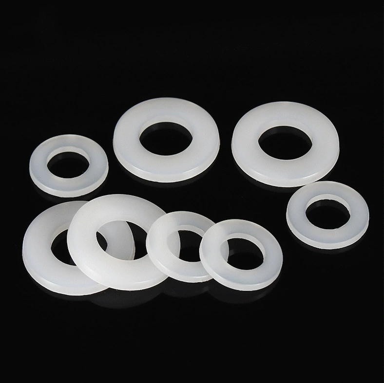 Оптовая Продажа с фабрики пластиковая прокладка нейлоновая прокладка Изолированная плоская прокладка нейлоновый Мезон пластик Huashi White