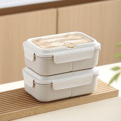 Aiyohui ランチボックス 電子レンジ対応 オフィスワーカー ランチボックス ガールズ ライトフード 分離ランチボックス 学生ランチボックス