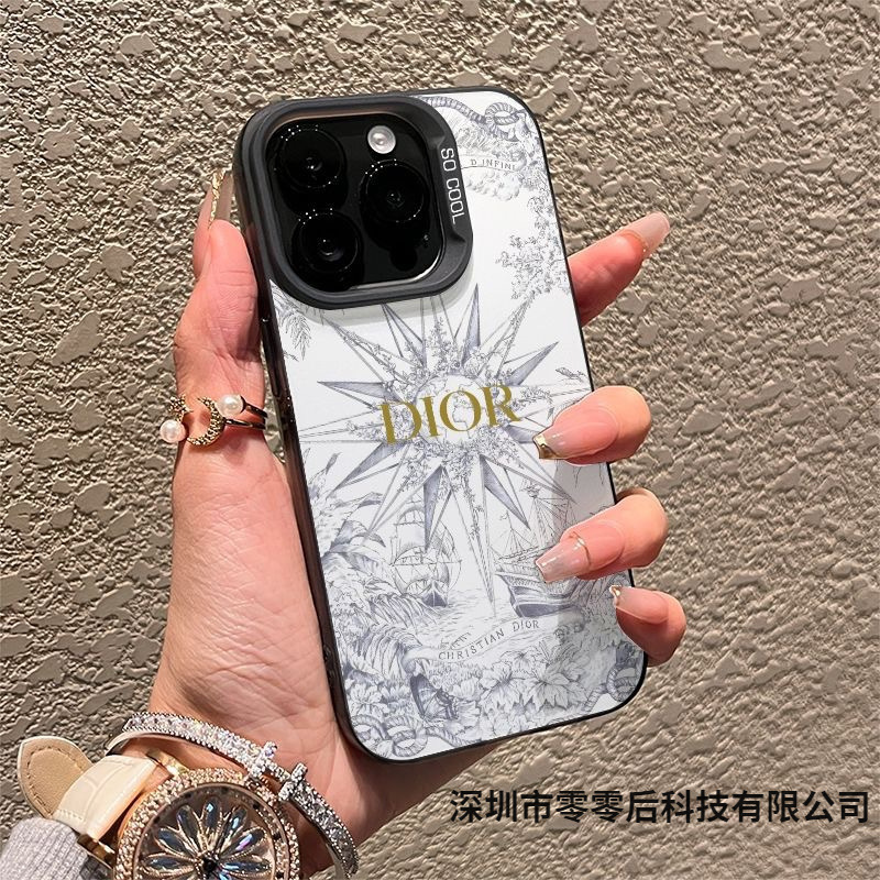 新款复古欧美潮牌iPhone16promax手机壳苹果15双层IMD彩银14防摔