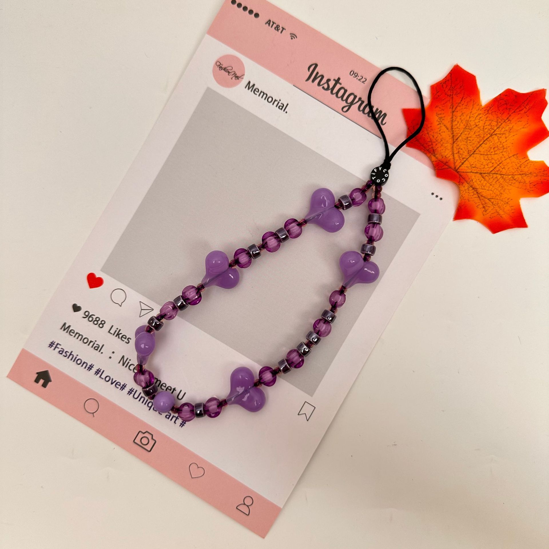 Moda simple amor serie de nubes de cadena de teléfono móvil bolso de cadena de teléfono móvil bolso de llavero colgante corto nicho diseño