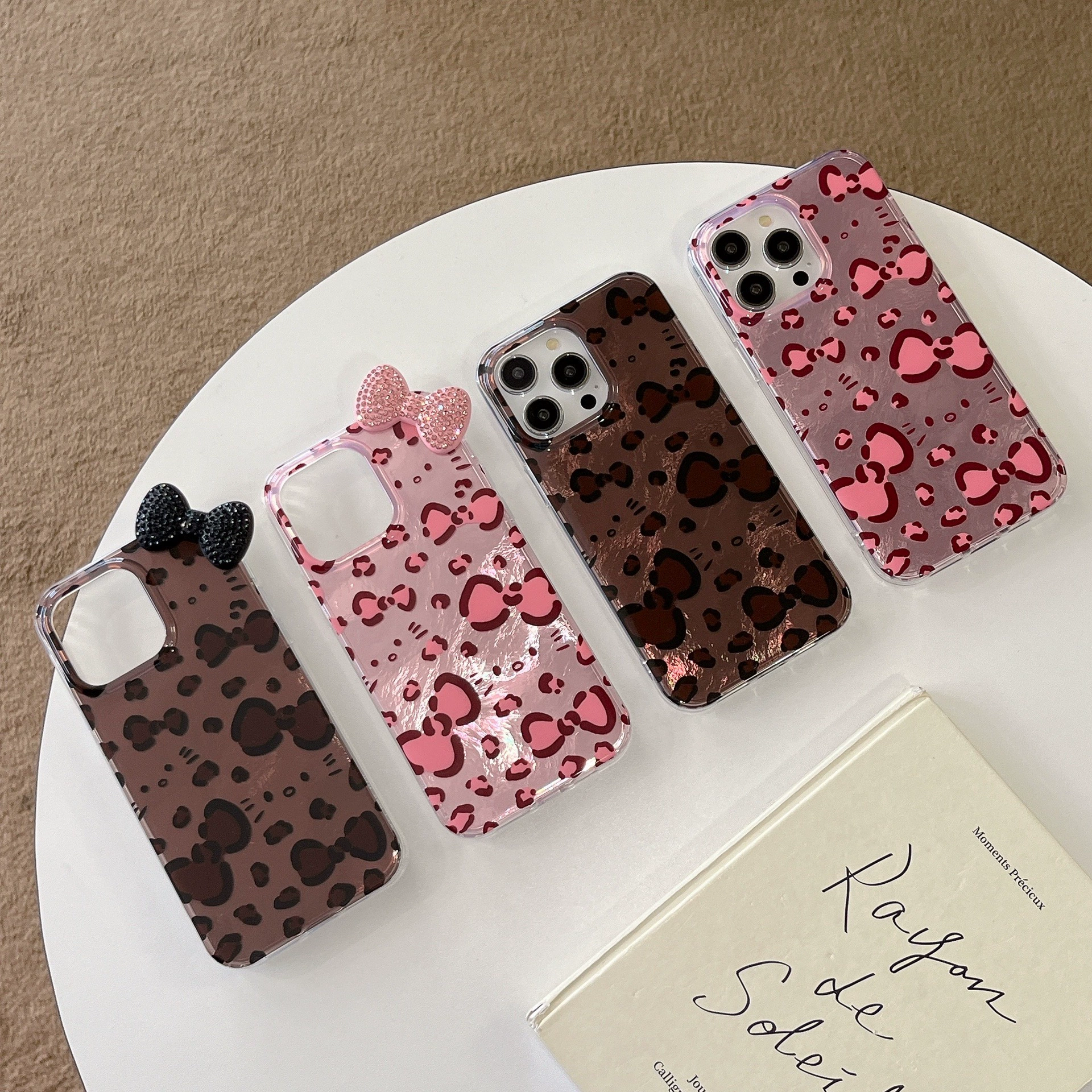 Apple, милый совместимый iPhone 15 с бантами, чехол для телефона, iphone, 16promax, 13