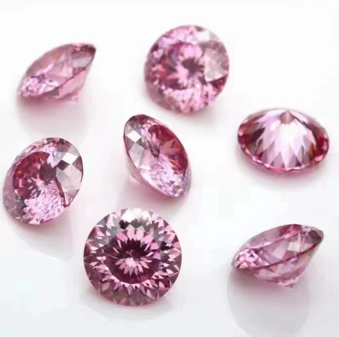 Moissa Stone Blue Diamond розовый бриллиант цветной бриллиант 1 карат круглой формы 5,0-11,0 мм в наличии оптом