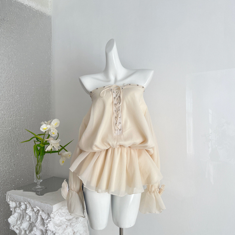 Sena's Famous Vietnamese Designer One-Shoulder Ruffled Sexy Dress Sena's Famous Vietnamese Designer One-Shoulder Ruffled Sexy Dress