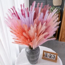 毛毛草韩系花厂家家居装饰婚庆手捧花路引花墙假花MW09914