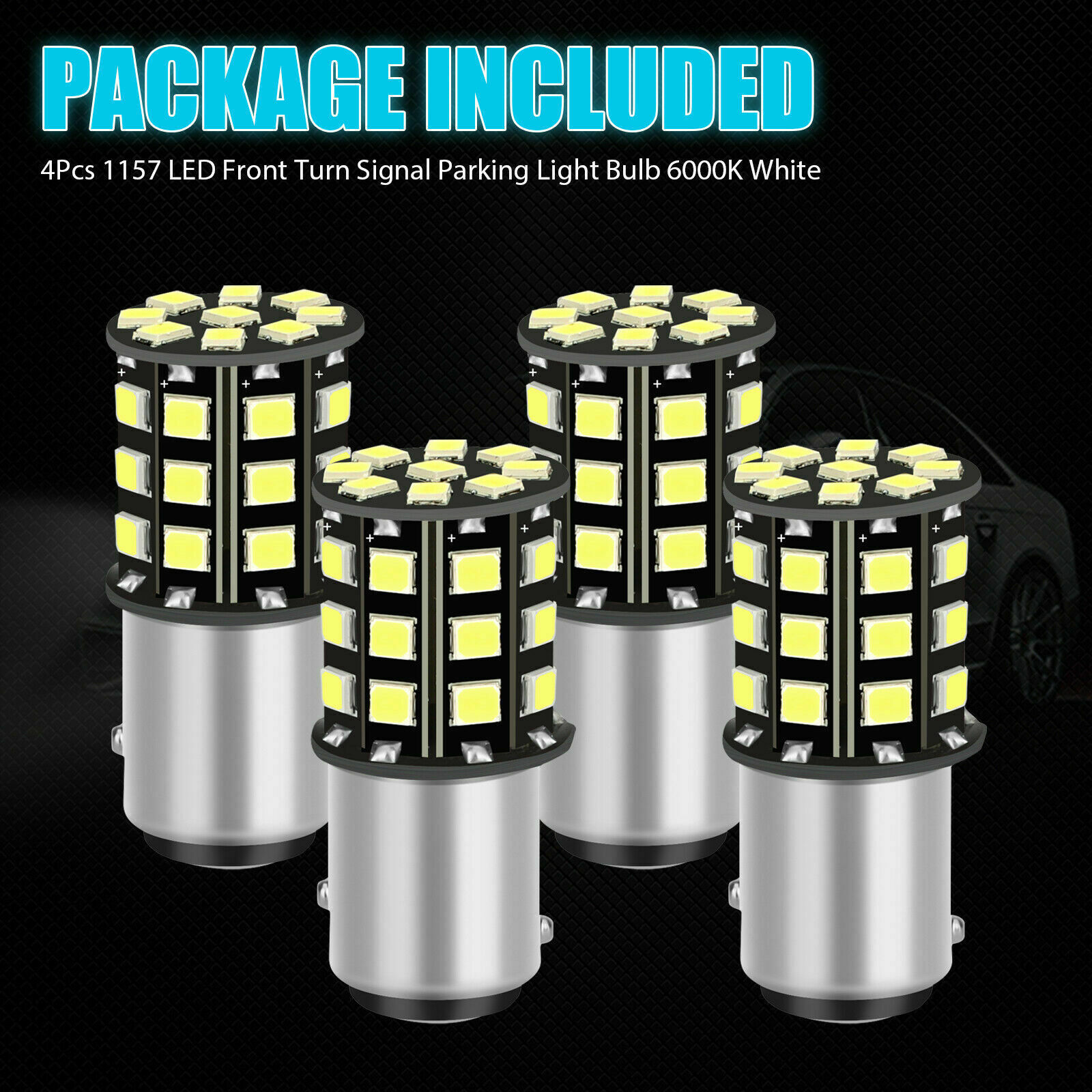 EBAY luces 33LED luces de dirección 1156 1157 2835 33SMD luces de marcha atrás luces de freno luces de esquina