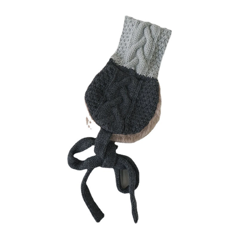 Windproof headband, keep warm scarf with pigtail, headphones, wholesale