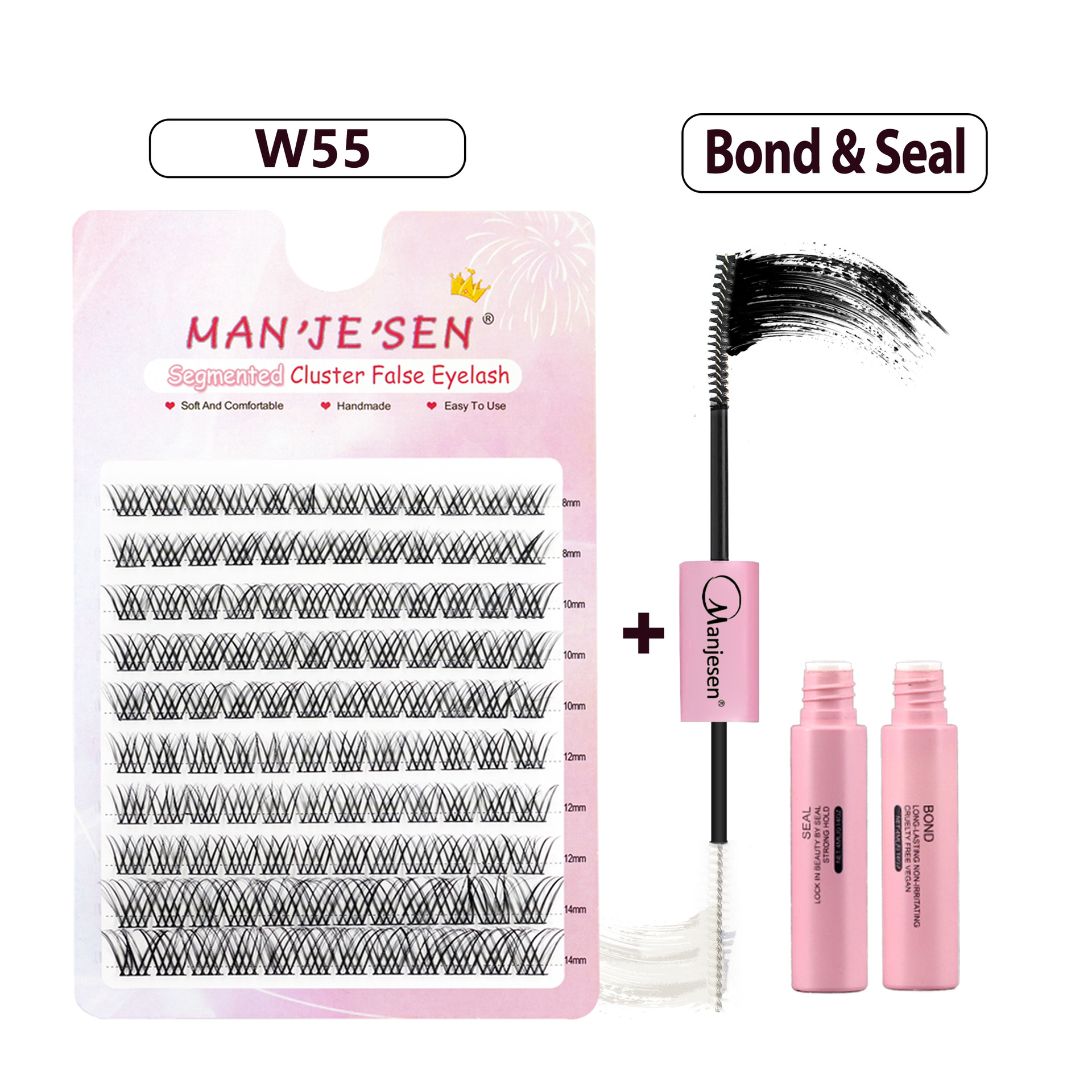 W55 + (pegamento de doble cabeza)