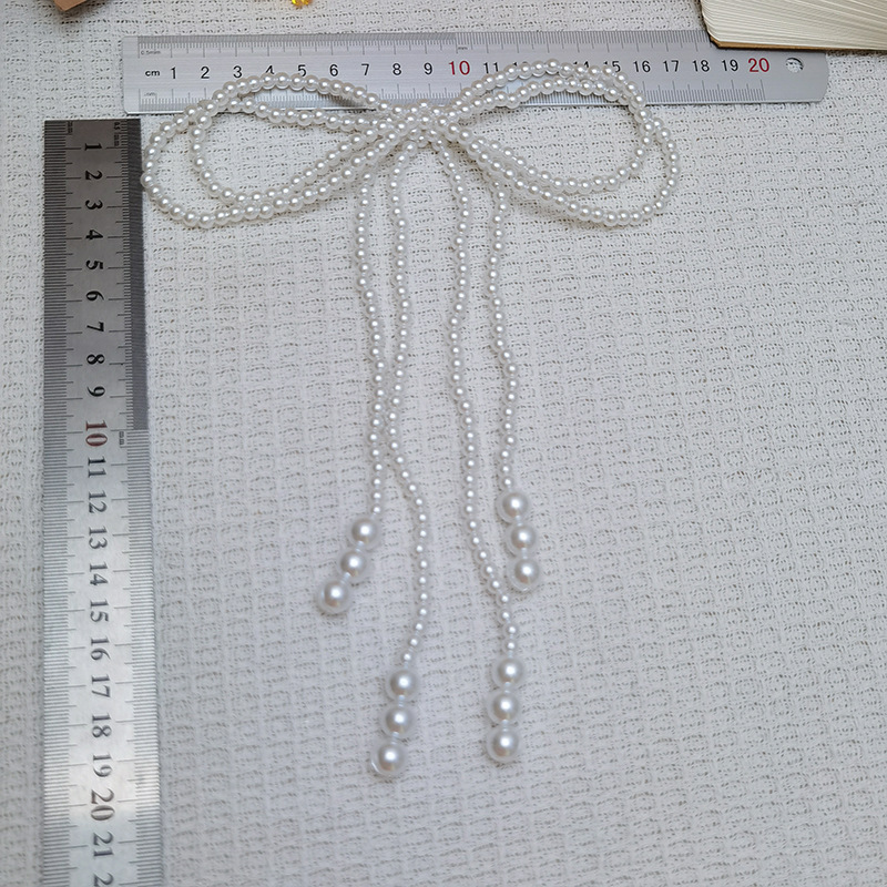 1 Piece Imitation Pearl Bow Knot Polished Accessory Material display picture 11