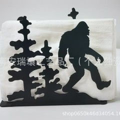 新型クロスボーダー鉄製ティッシュラック現代シンプル縦型ティッシュラックレストランの家庭のデスクトップ装飾ティッシュラック