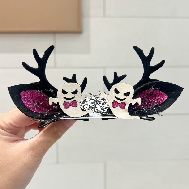 Halloween hairpins and hairpins cute ghost festival party costumes hair accessories and headdresses_viptrois.com