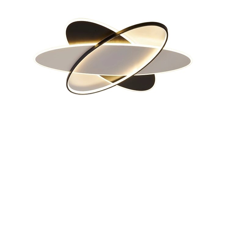 Lámpara de sala de estar minimalista 2025 nueva iluminación creativa para el hogar Zhongshan atmosférica simple moderna ultrafina inteligente de espectro completo