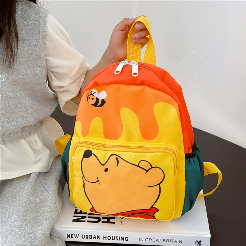 Kindergarten mochila Linda caricatura 3-6 años niños y niñas de dibujos animados mochila viaje colorido ligero mochila de protección de la columna vertebral