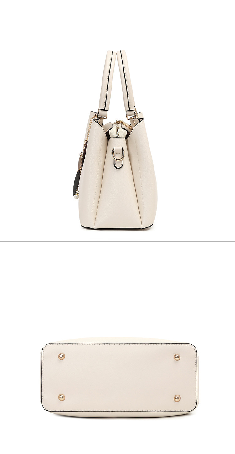 Handbag Bags Type Holiday, Daily Occasion Pu Leather Material Women's Medium Pu Leather Solid Color Elegant Vintage Style Square Zipper Handbag