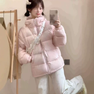 超好看冬季羽绒棉服女短款外套2026新款小个子学生韩系棉衣棉袄冬