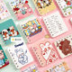 Cartoon A7 coil 80 learning stationery cute loose-leaf notebook student portable pocket notebook wholesale