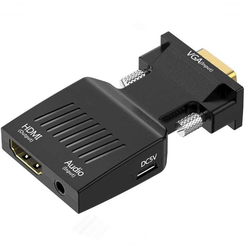 VGA male turnkey HDMI adapter hd line adapter computer player on-screen monitor TV