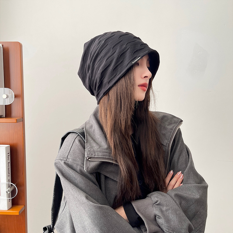 Women's Versatile Slouchy Beanie Hat For Small Face Enhancing_voghion.com
