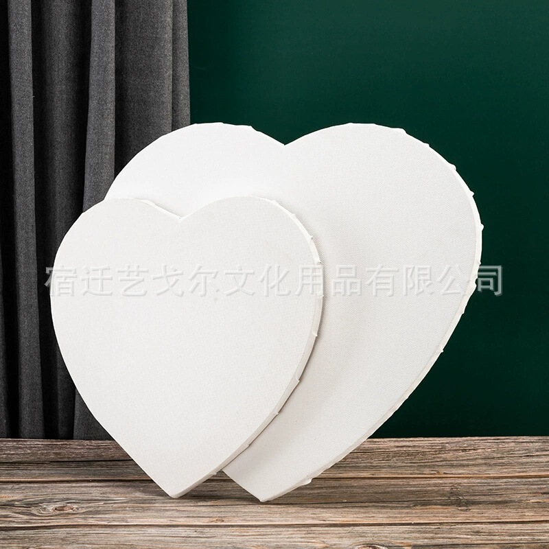 Heart-Shaped Oil Painting Frame Wholesale Pure Cotton Linen Painting Materials Multifunctional Empty Canvas Solid Wood Creative Wooden Frame Blank Picture Frame Heart-Shaped Oil Painting Frame Wholesale Pure Cotton Linen Painting Materials Multifunctional Empty Canvas Solid Wood Creative Wooden Frame Blank Picture Frame
