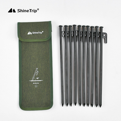 Outdoor camping ground peg storage bag Oxford cloth thickened ground peg bag camping tent camp peg small accessories storage bag