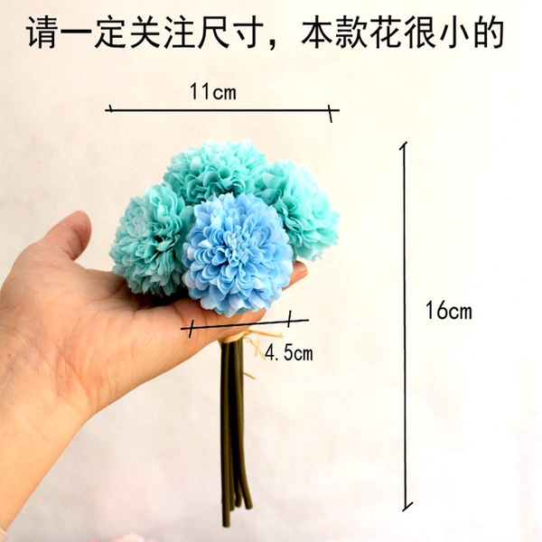 Simulation 6 big ball chrysanthemum table tennis simulation flower…