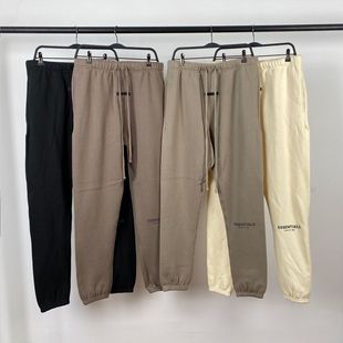 2021Ss Pants with Velvet Reflective Essentials Sweatshirt Trendy Brand Pants Cross-Border Hot Sale