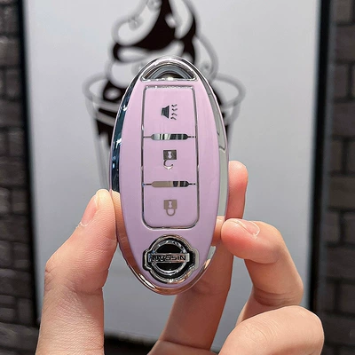 Car key bag | Case Unisex - nissan-b-smart-3-key-single-shell-purple