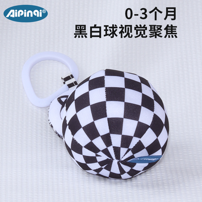 Aipinqi nueva bola visual para bebés 0 - 6 meses juguetes audiovisuales juguetes de entrenamiento visual para bebés en stock
