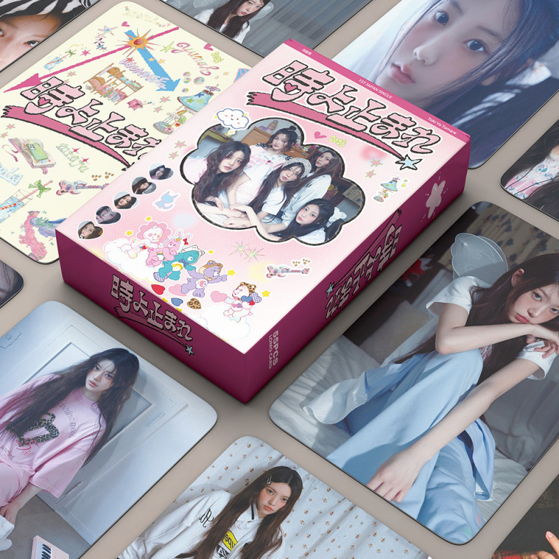 ILLIT新款小卡 KPOP韩流女团SINGLE 時よ止まれ系列照片卡ins55张|undefined