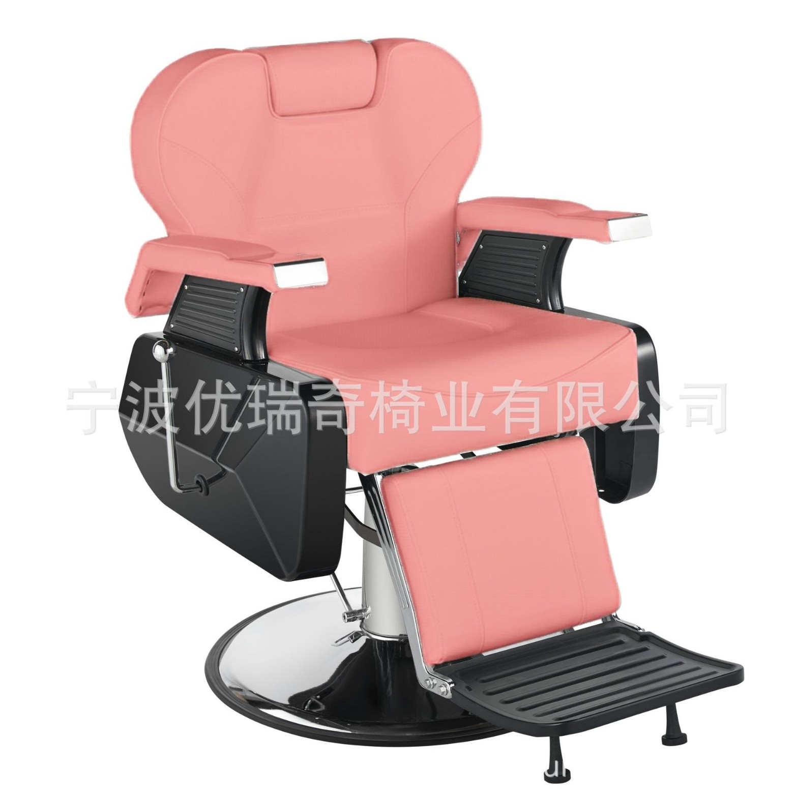 Silla de barbería transfronteriza silla de barbería cómoda silla de corte de pelo de acero inoxidable comercio exterior al por mayor muebles de peluquería image 19