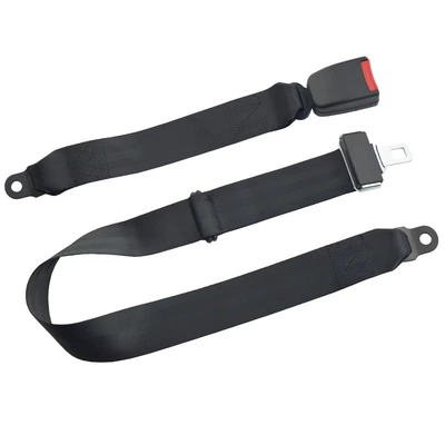 New Polyester Car Seat Belt Car Seat Side Plug Safety Belt Passenger Car Two-Point Luxury Safety Belt a (Car seat belt) - side-entry-safety-belt-14m-black