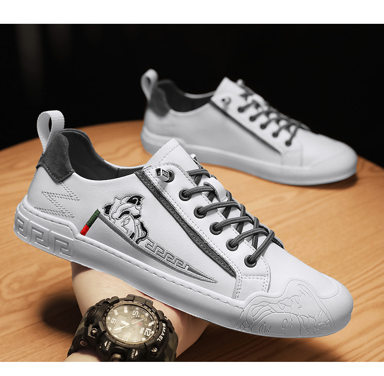 Scarpe da uomo in morbida pelle nuove scarpe da ginnastica casual autunnali e invernali ricamate alla moda tutte le partite con piedini pigri_voghion.com