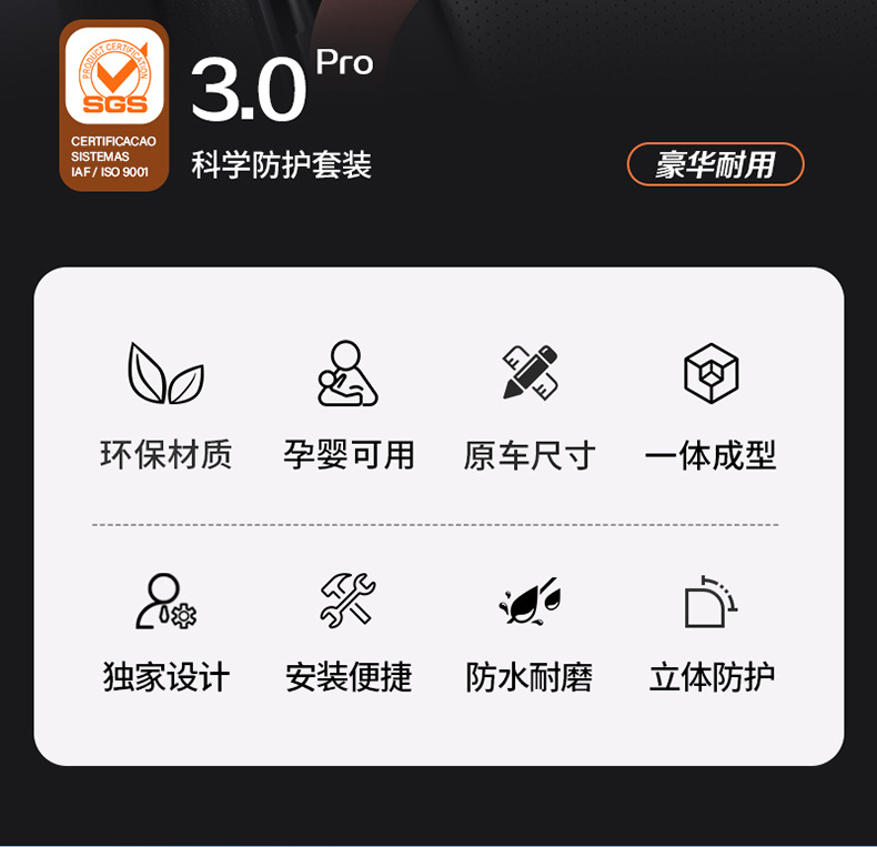 Suitable for Shangjie Z7 Z7T H5 Special Vehicles, Colorful Tpe Car Floor Mats, Car Accessories, Trunk Mat