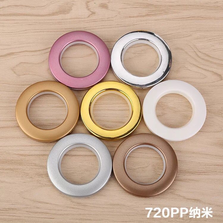 80 Pack 90 Pack Colorable Curtain Ring Roman Ring Accessories Punched Ring Retaining Ring Roman Rod Ring