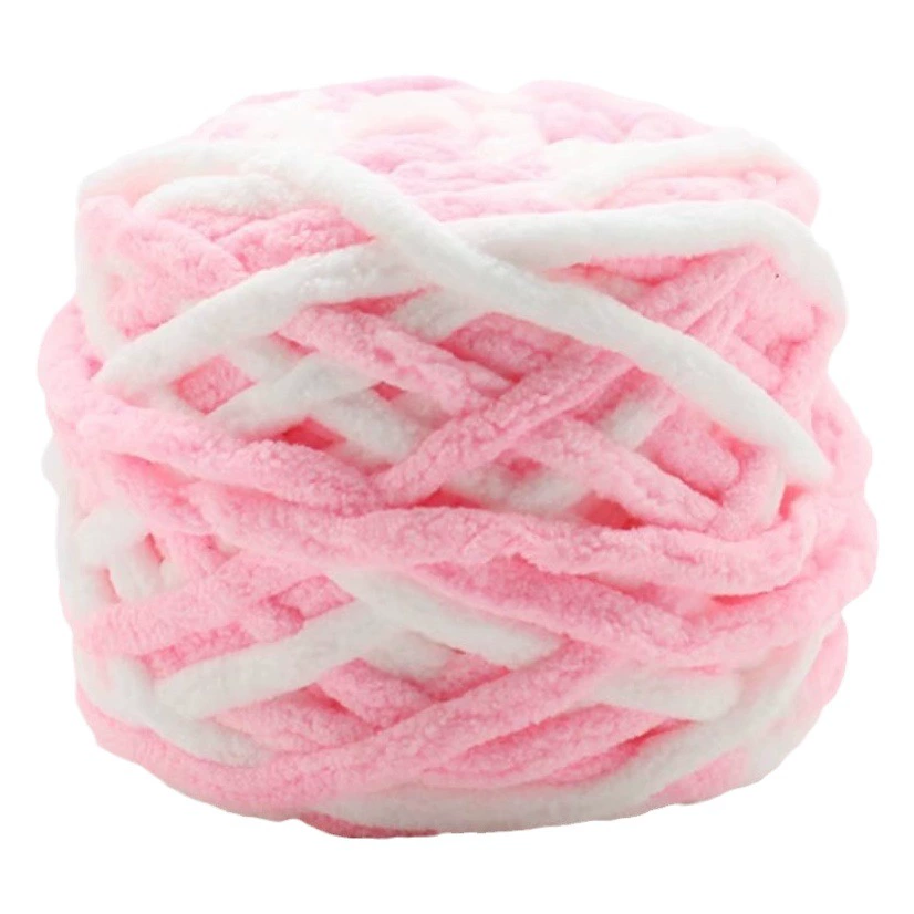 Ice Line Одиночная стренга Толстая шерстяная группа сплетенная одеяло крюк тапочки линия шарф шляпа шарф линия производители оптом